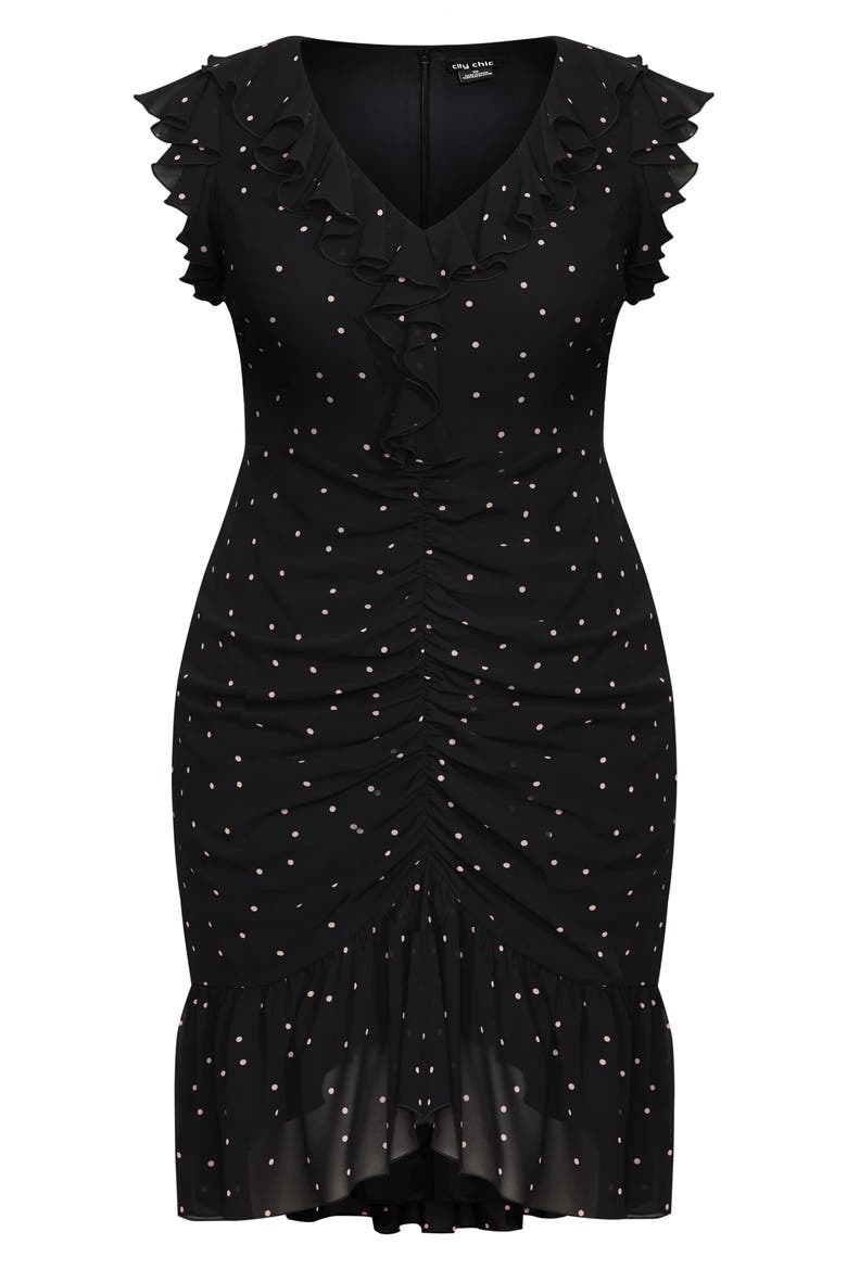 Fun Spot Ruffle Dress, Alternate, color, BLUSH SPOT