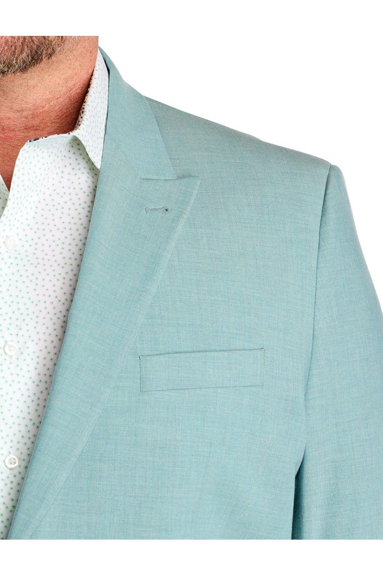 Big & Tall Machine Washable Suit Jacket, Alternate, color, TEAL