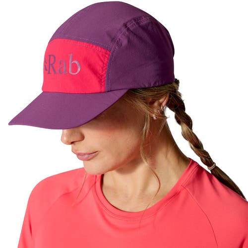 Rab Talus 5-panel Cap In Burgundy
