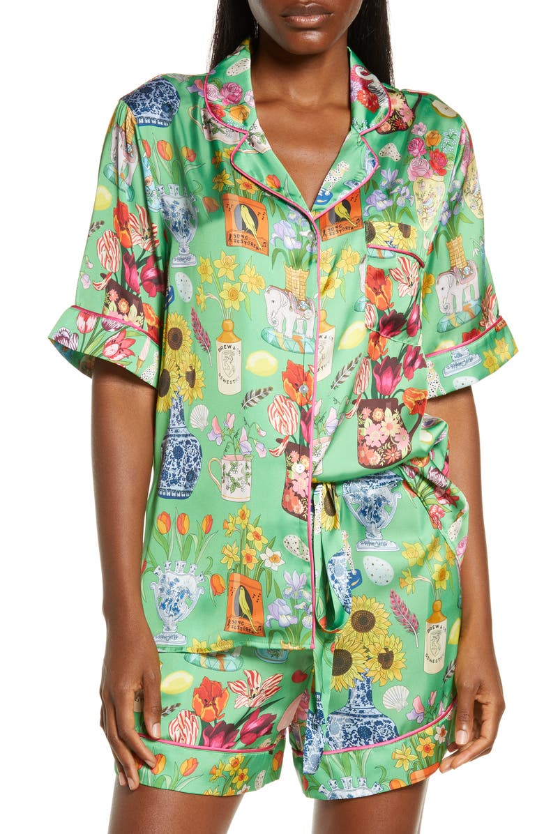 Karen Mabon Still Life Short Pajamas, Main, color, 