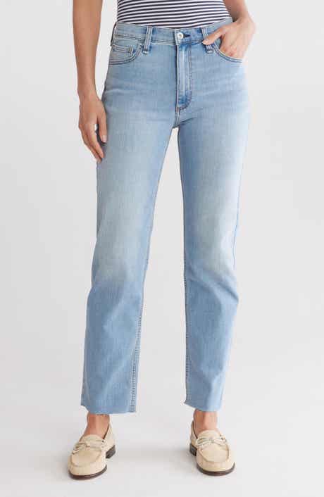 rag & bone Hattie Mid Rise Full Length Straight Leg Jeans