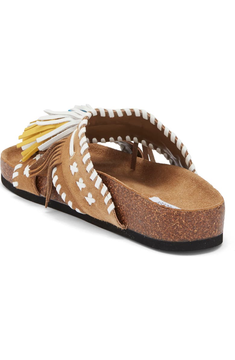 Steve Madden Lester Fringe Woven Sandal, Alternate, color,