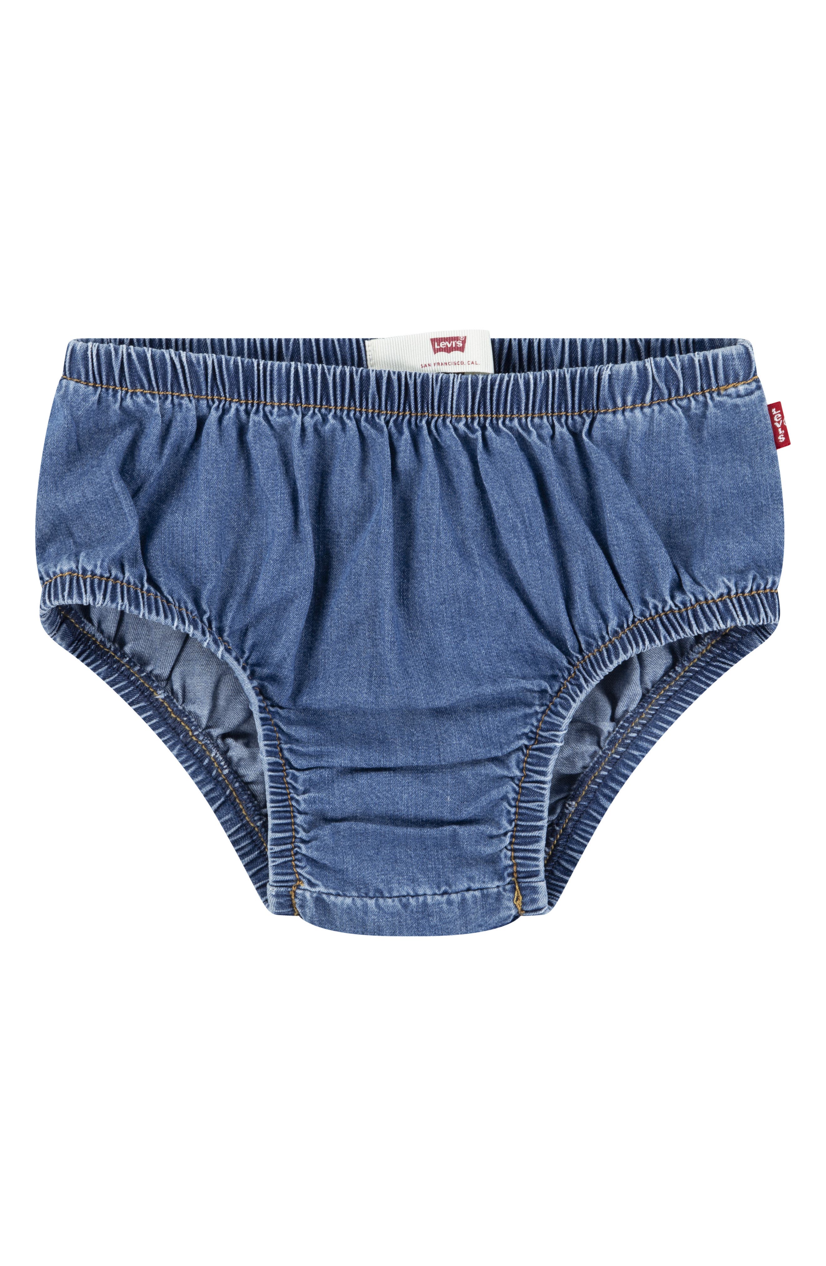 Denim Shirt Dress & Bloomers