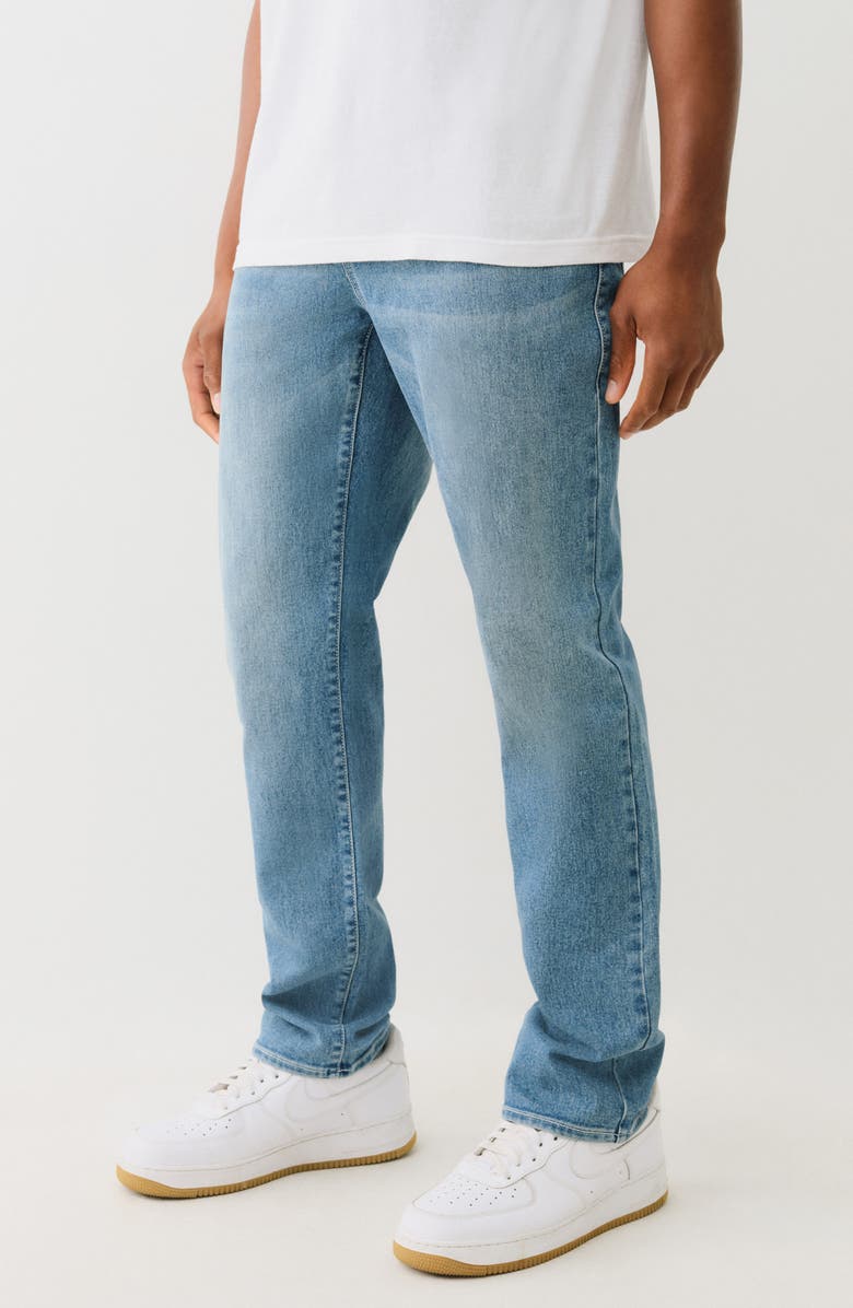 True Religion Geno Flap Pocket Slim Fit Jeans, Alternate, color, Light Idyllic