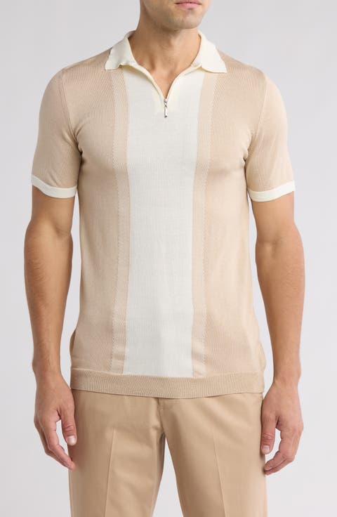 Slim Fit Sweater Knit Polo