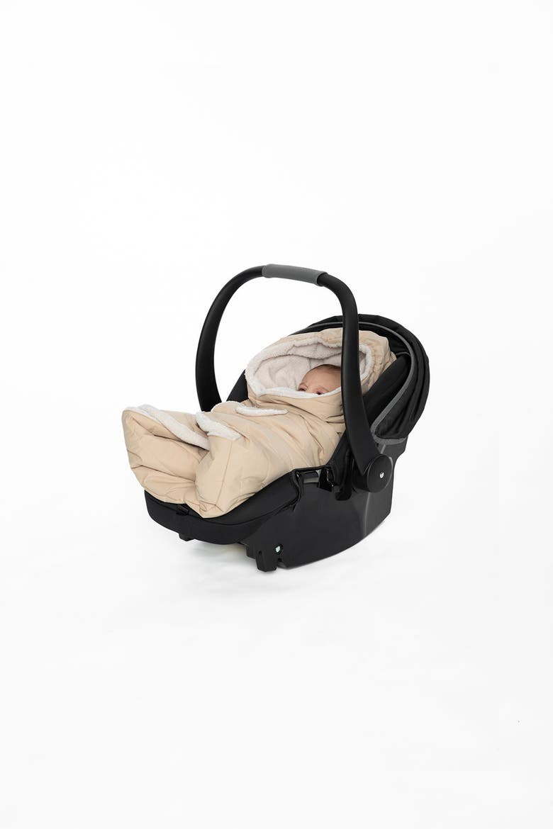 Bear Ear Hood Nido Baby Wrap for Bassinet Car Seats and Strollers, Alternate, color, Beige