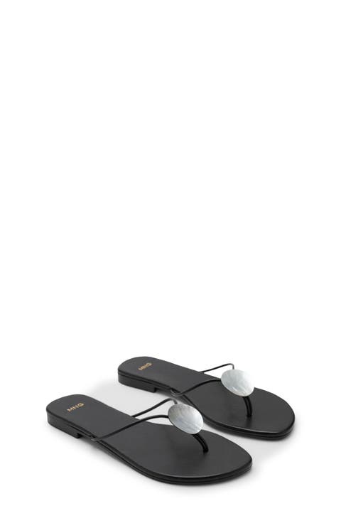 Metallic Detail Flip Flop