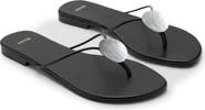 MANGO Metallic Detail Flip Flop