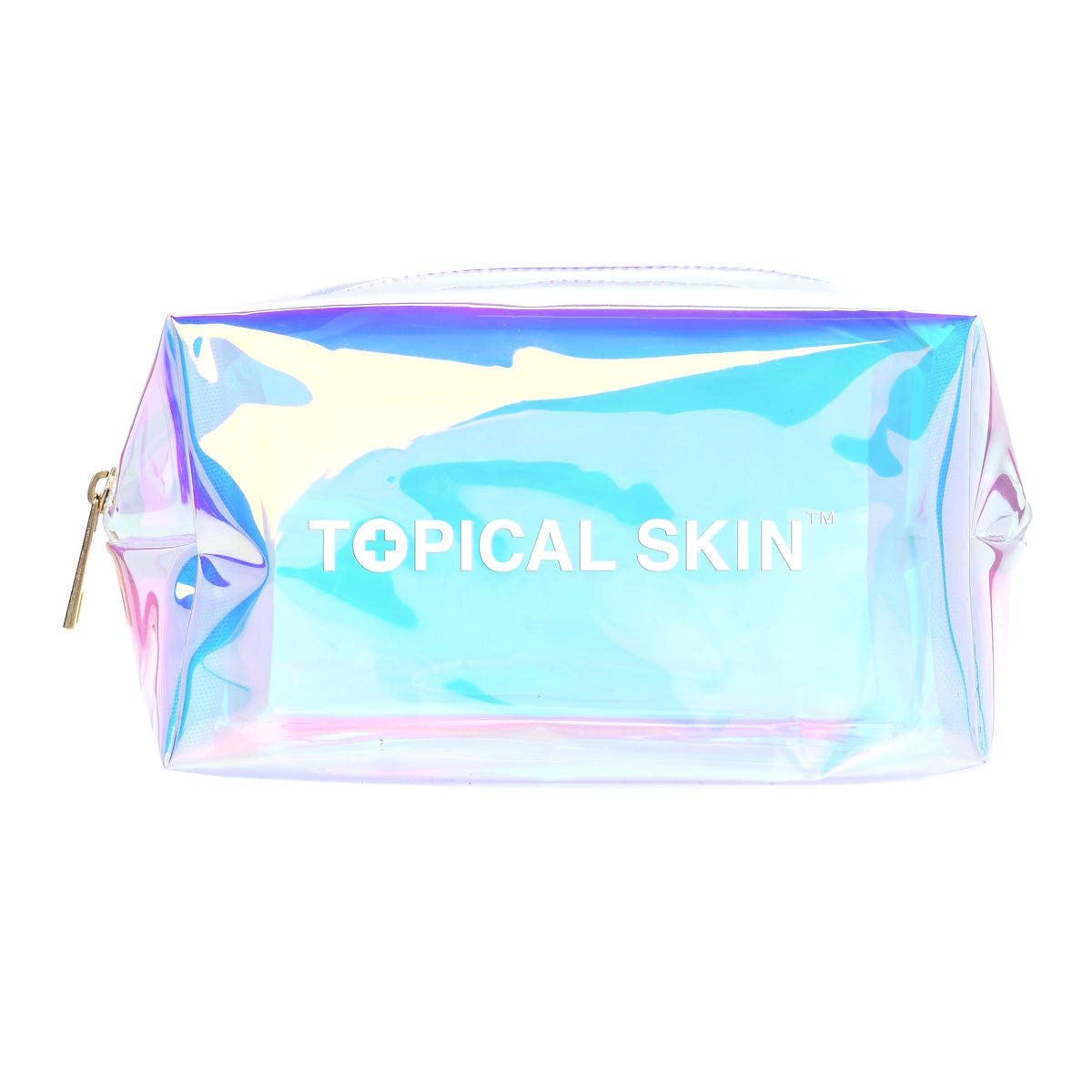 TOPICAL SKIN Travel Case Holo-graphic Cosmetic Bag 