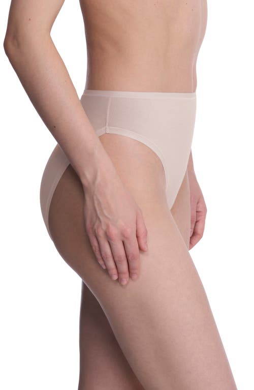 Natori Bliss Bare Cotton High Cut Briefs