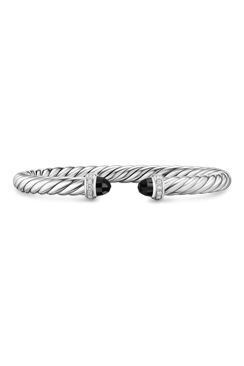 Cable Flex Bracelet, Main, color, BLACK ONYX
