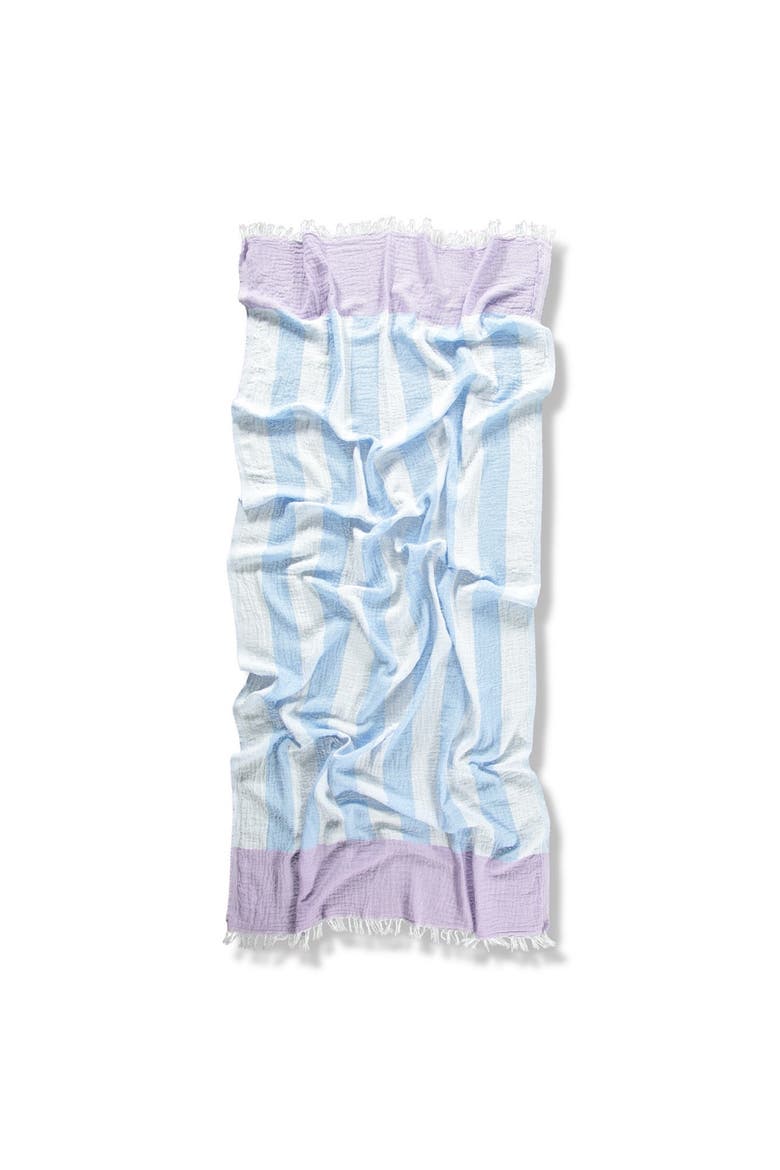 Stripe Turkish Towel, Main, color, Pale Blue/Cream/Lilac