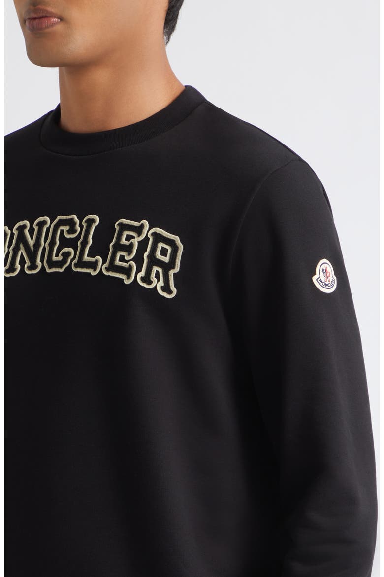 Logo Graphic Sweatshirt, Alternate, color, BLACK