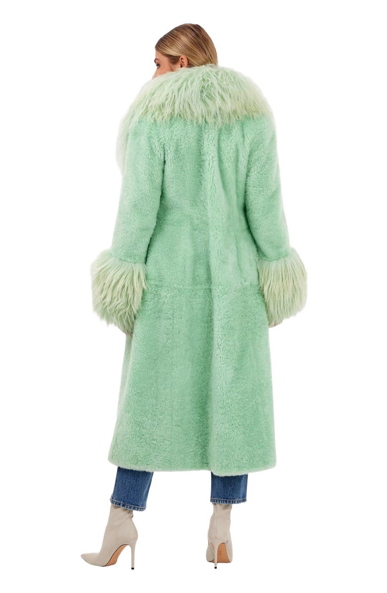 GORSKI Cashmere Goat Coat, Alternate, color, Pastel Green