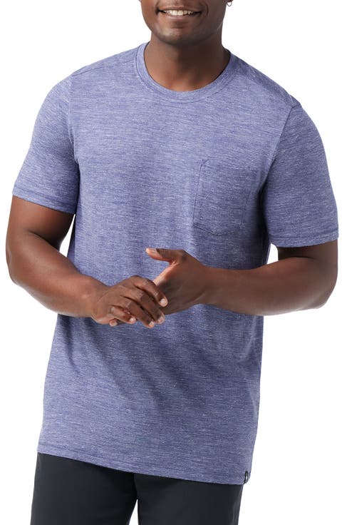 Merino Wool Blend Pocket T-Shirt
