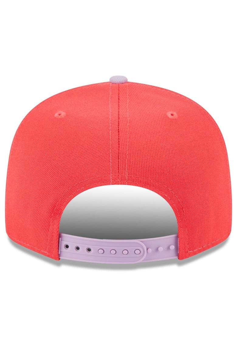 Men's New Era Red/Purple Boston Red Sox Spring Basic Two-Tone 9FIFTY Snapback Hat, Alternate, color, Red