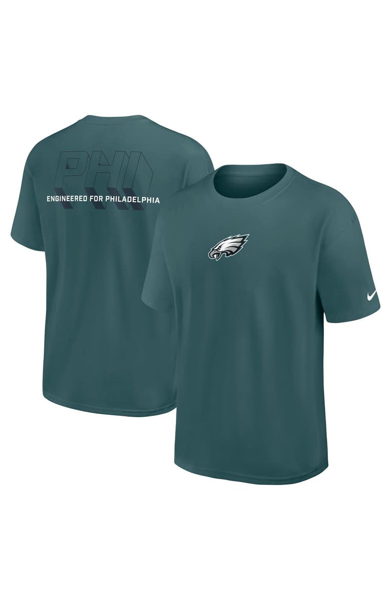 Nike Men's Nike Midnight Green Philadelphia Eagles Dominate The Game Essential Max90 T-Shirt, Main, color, Green