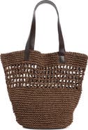 Collection XIIX Raffia Market Tote