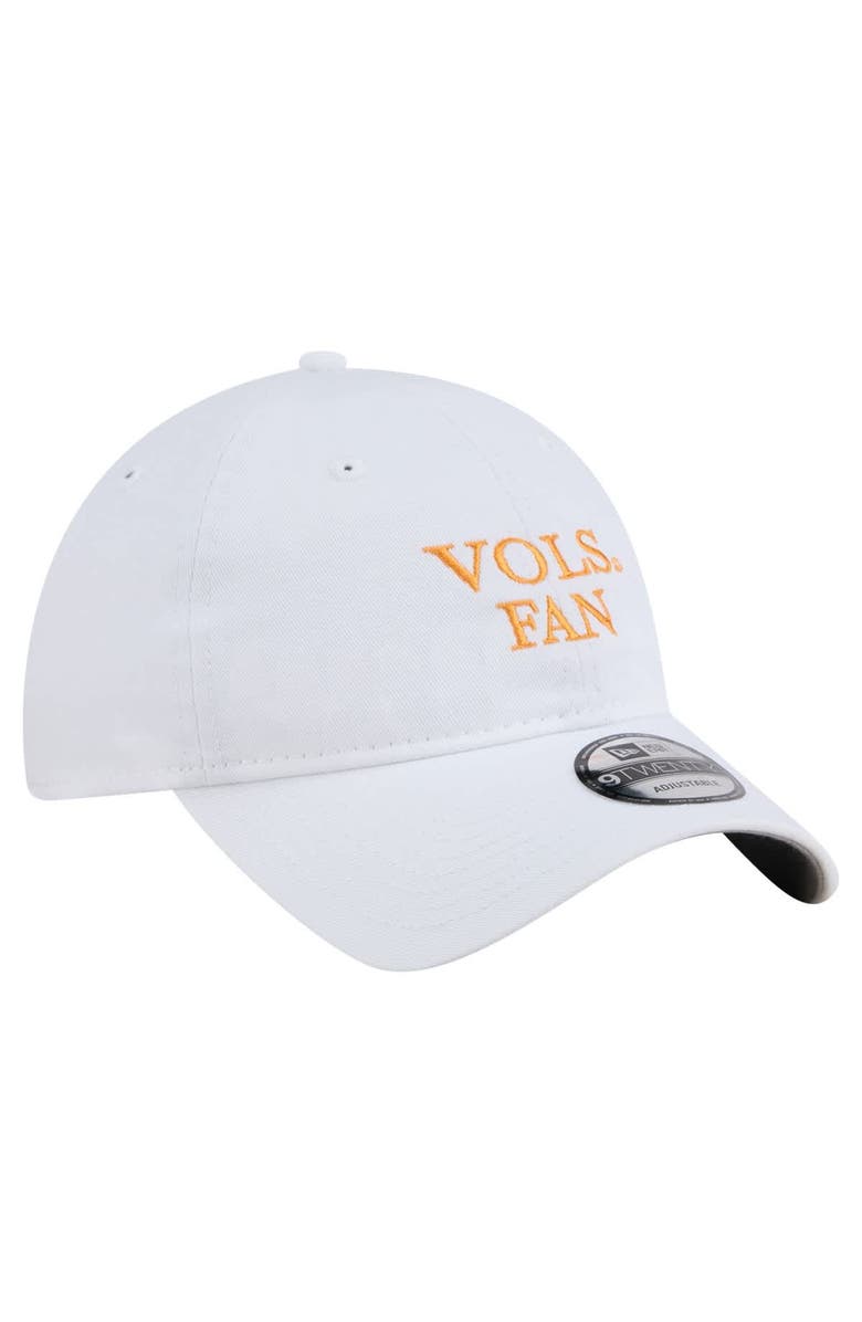 New Era Men's New Era White Tennessee Volunteers Fan 9TWENTY Adjustable Hat, Alternate, color, White