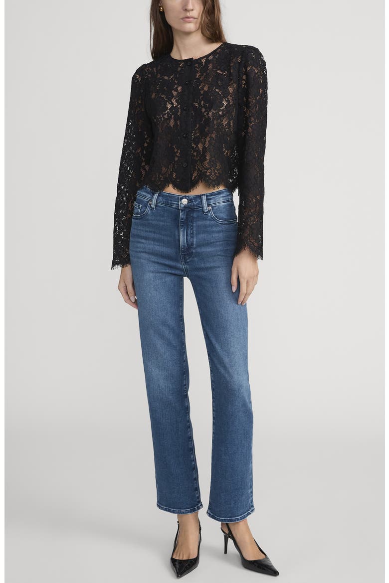 Le Sleek Straight High Waist Straight Leg Jeans, Alternate, color, REIGN