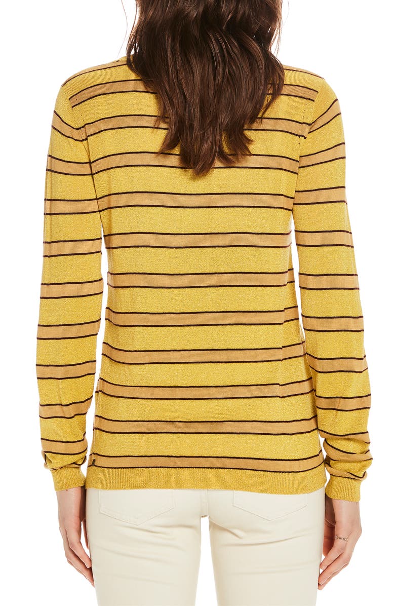Scotch & Soda Stripe Crewneck Sweater, Alternate, color, 