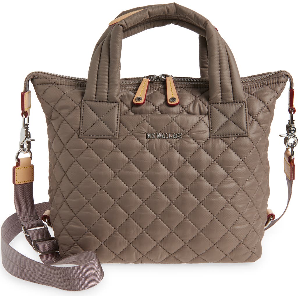 Mz Wallace Small Sutton Quilted Nylon Deluxe Tote