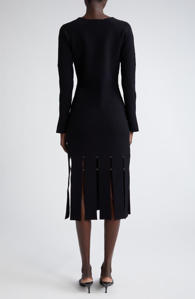 St. John Evening Car Wash Long Sleeve Jersey Dress, Alternate, color,