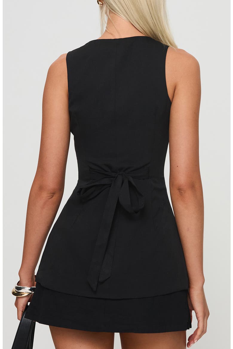 Mystick Button-Up Vest, Alternate, color, BLACK