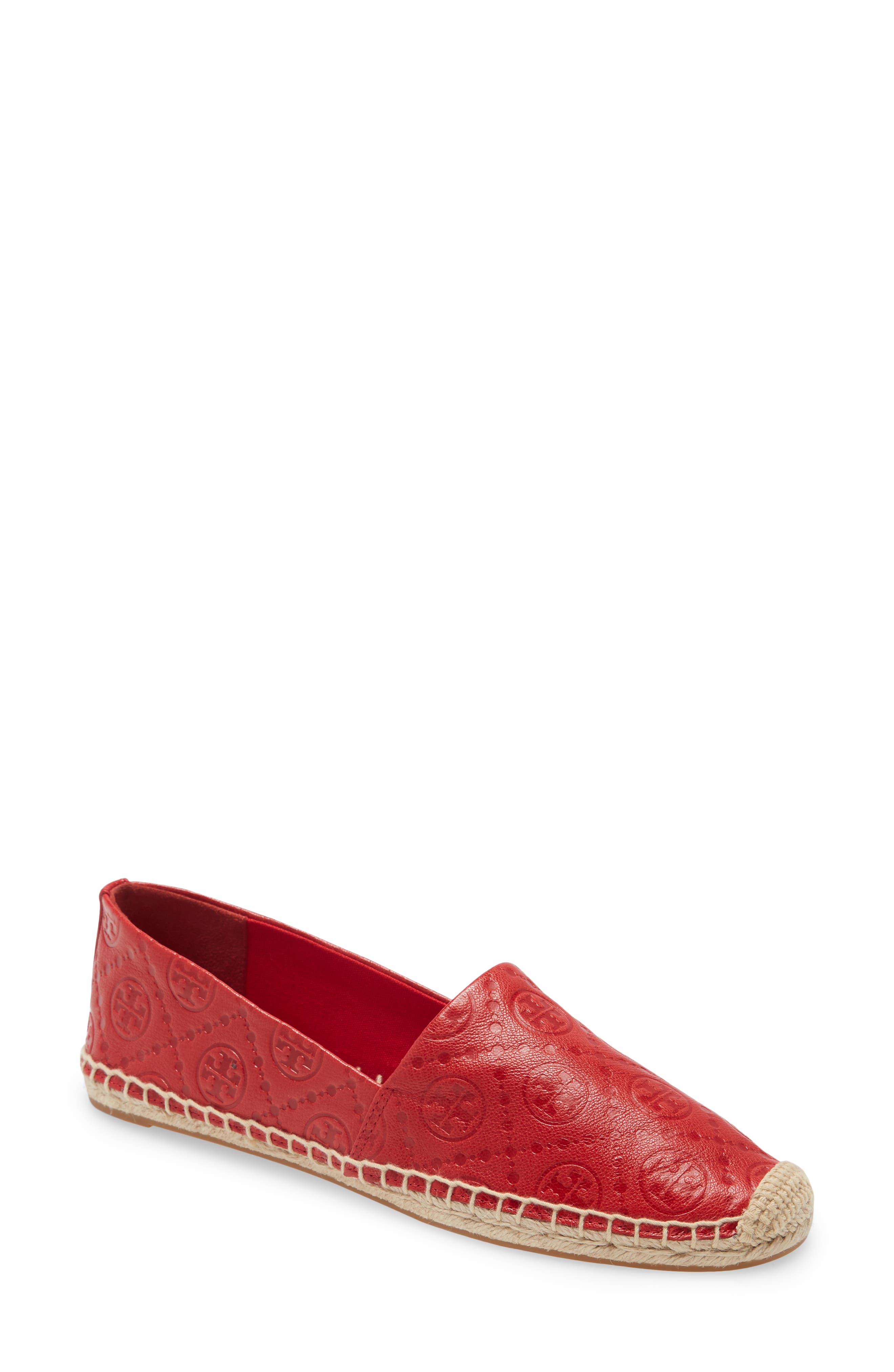 Tory Burch T Monogram Espadrille Flat, Main, color, 