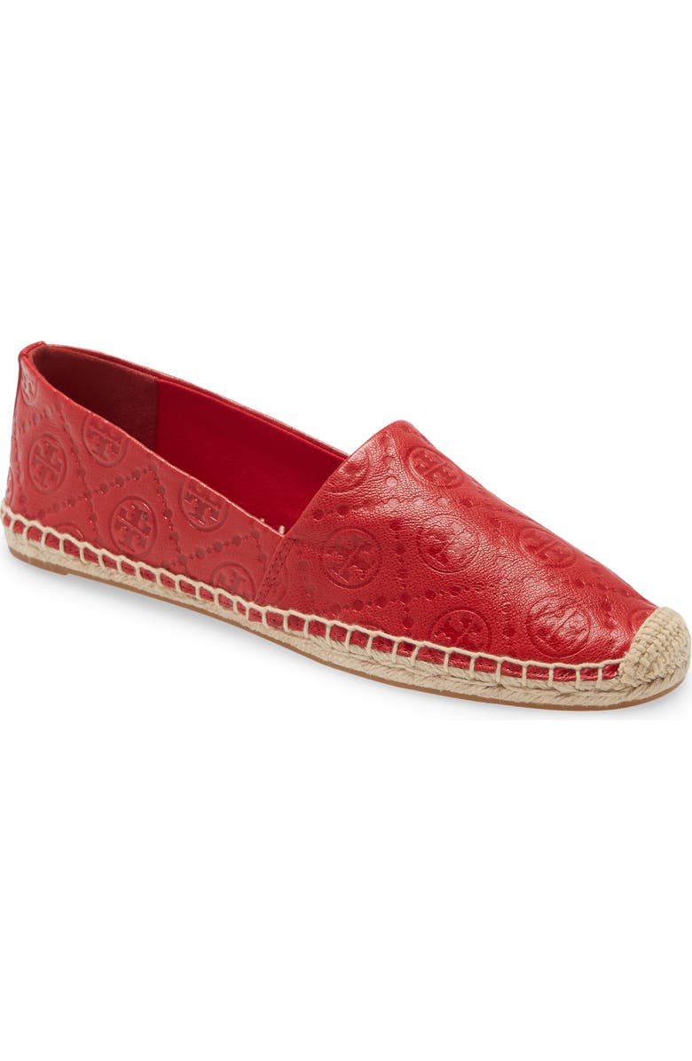 Tory Burch T Monogram Espadrille Flat, Main, color,