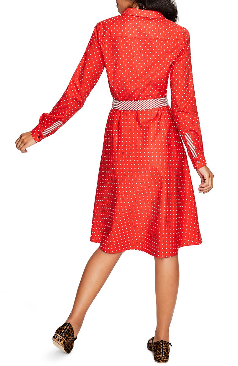 Boden Posy Cotton Shirtdress, Alternate, color,