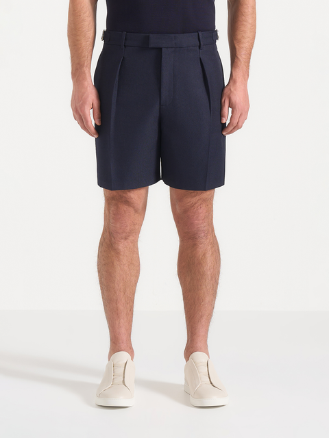 Marin Tailored Pleated Shorts