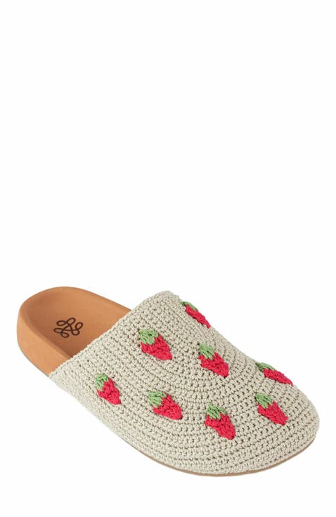 Bolinas Crochet Clog Shoe