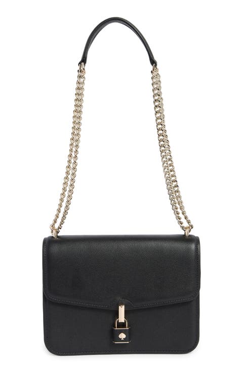 locket small grain leather shoulder bag