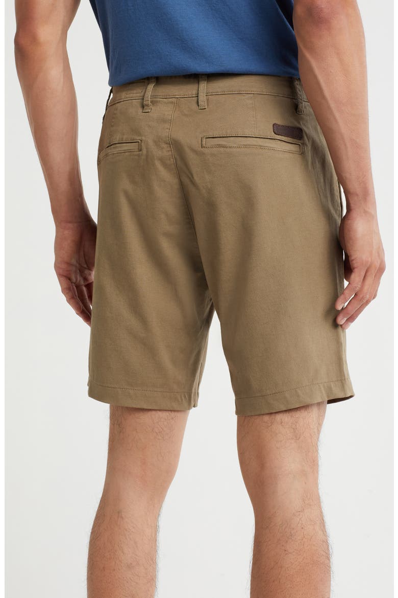 Lux Flat Front Chino Shorts, Alternate, color, SULFUR DARK TAUPE