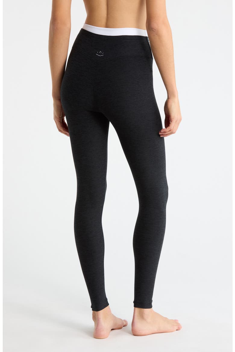 Space Dye High Waist Midi Leggings, Alternate, color, DARKEST NIGHT