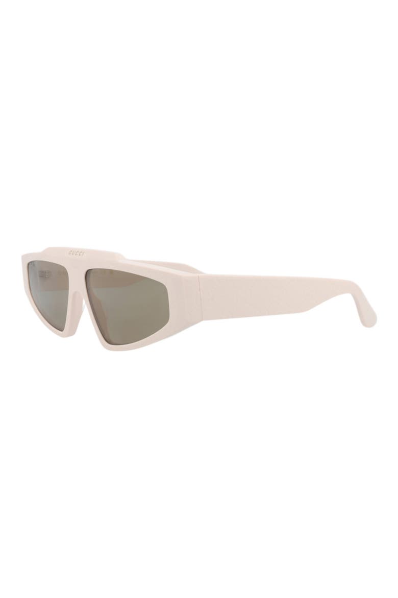 52mm Shield Sunglasses, Alternate, color, IVORY IVORY GREY