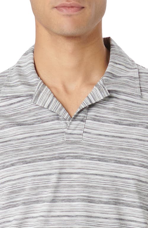 Bugatchi Johnny Collar Polo In Gray