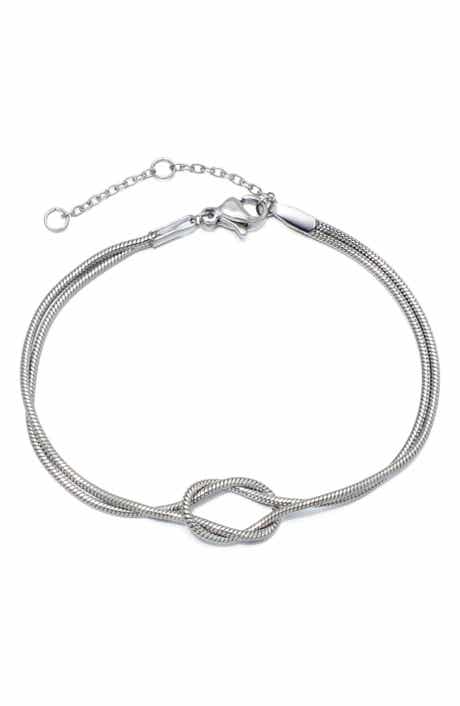 Adornia Knotted Chain Bracelet