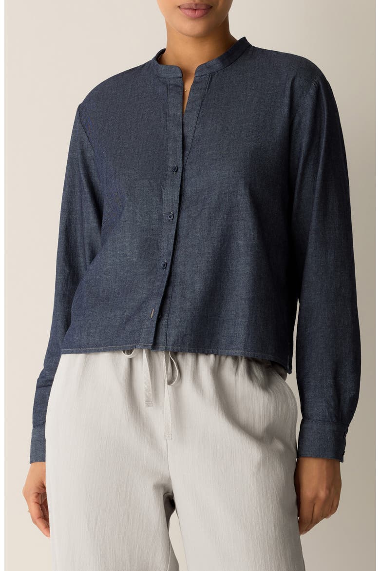 Organic Cotton Denim Shirt, Main, color, DENIM