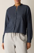 Eileen Fisher Organic Cotton Denim Shirt