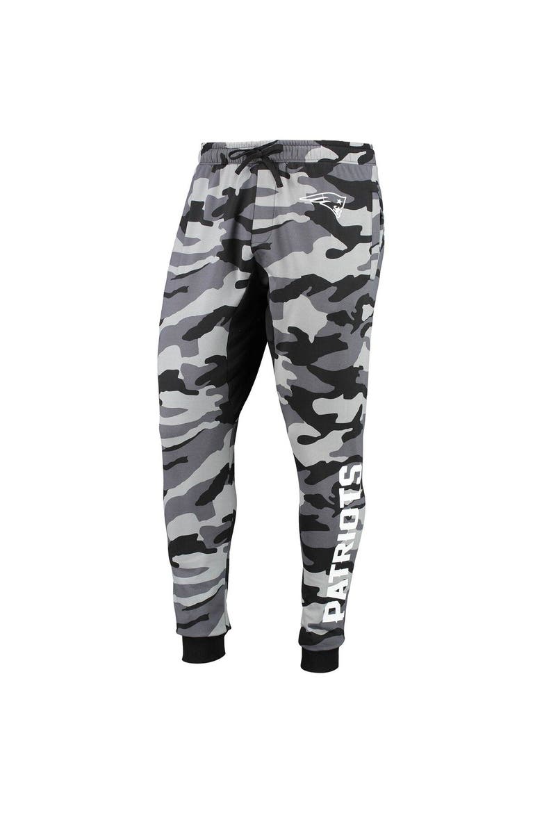 Men's FOCO Black New England Patriots Camo Jogger Pants, Alternate, color, Black