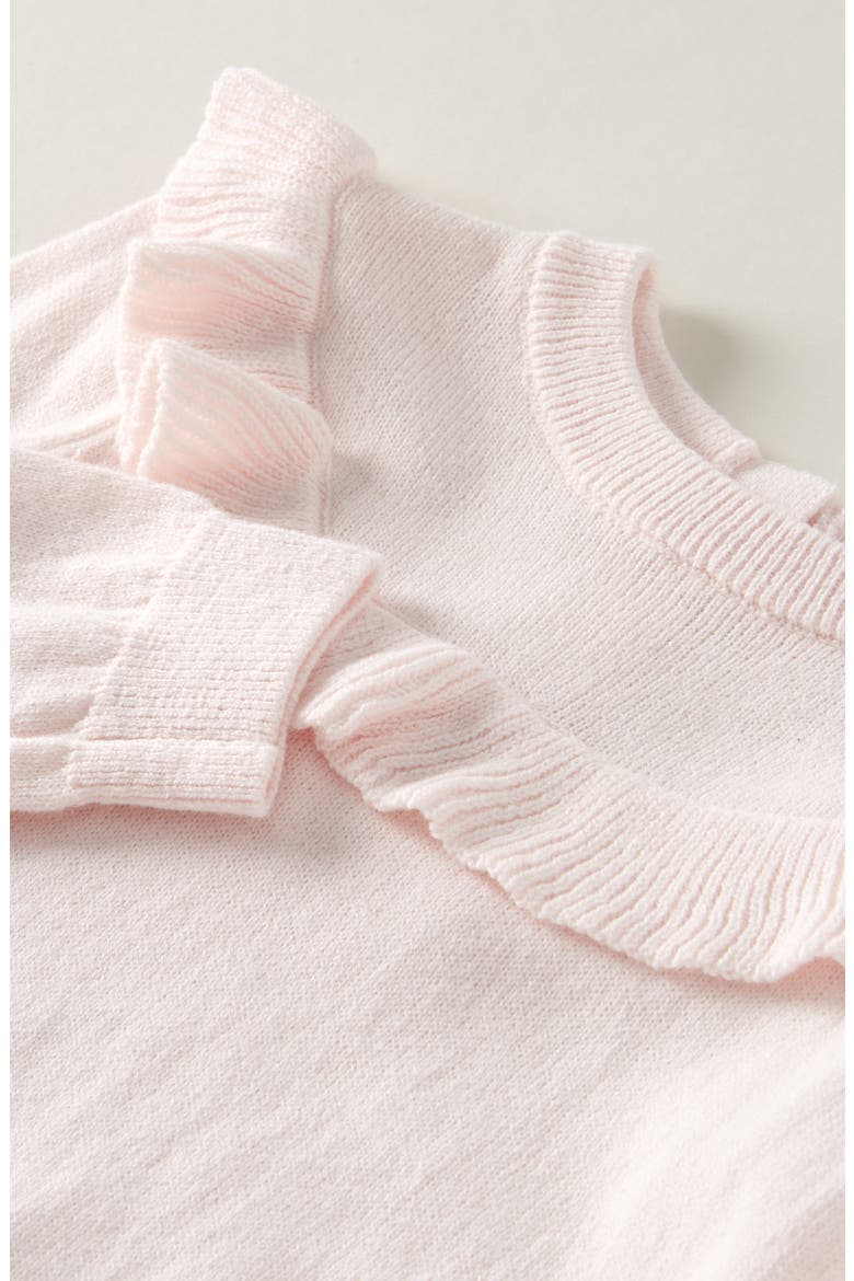 Ruffle Cotton Blend Sweater & Pants Set, Alternate, color, PINK HEAVEN