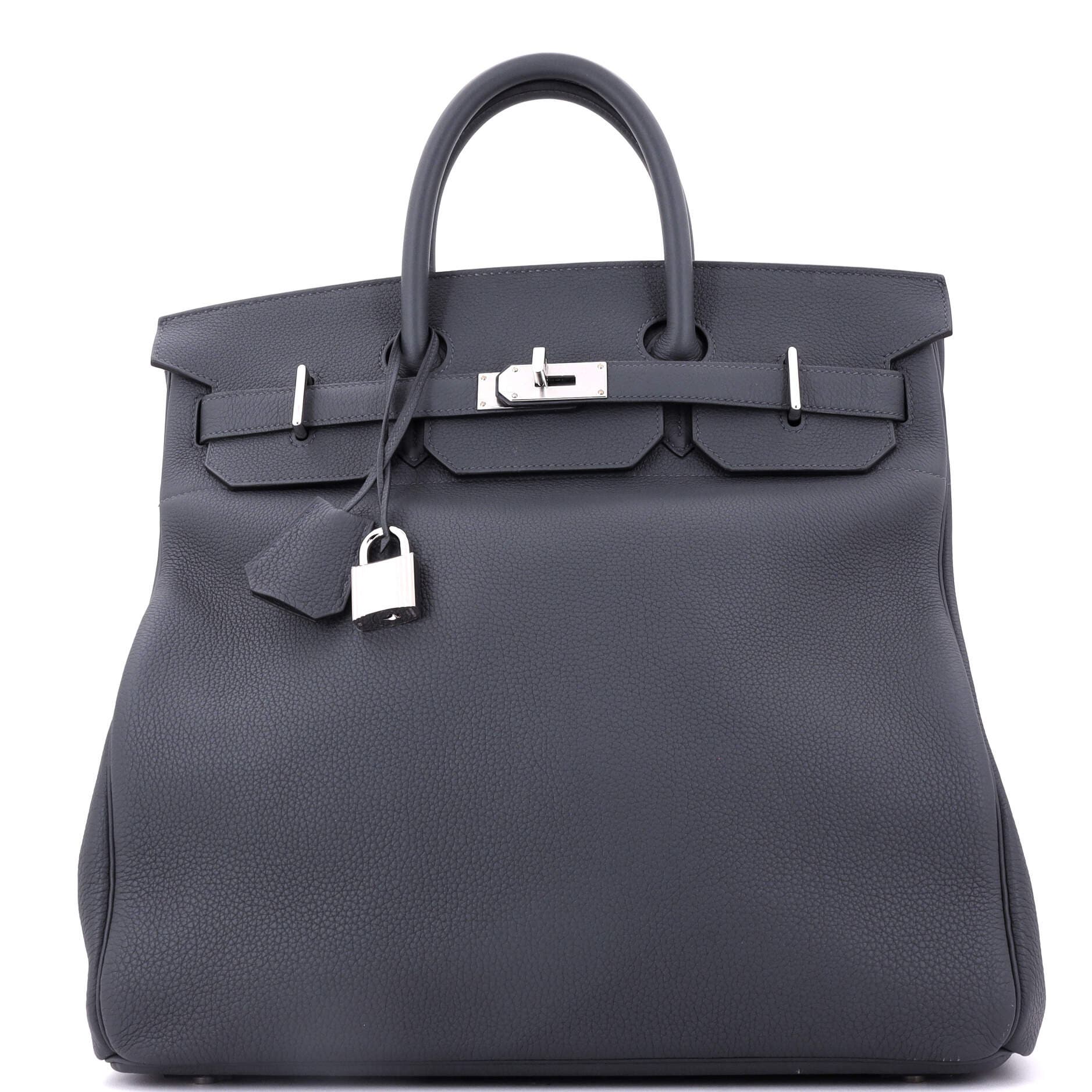 Pre-Owned Hermes HAC Birkin Bag Grey Togo with Palladium Hardware 40, Main, color, Gris Misty