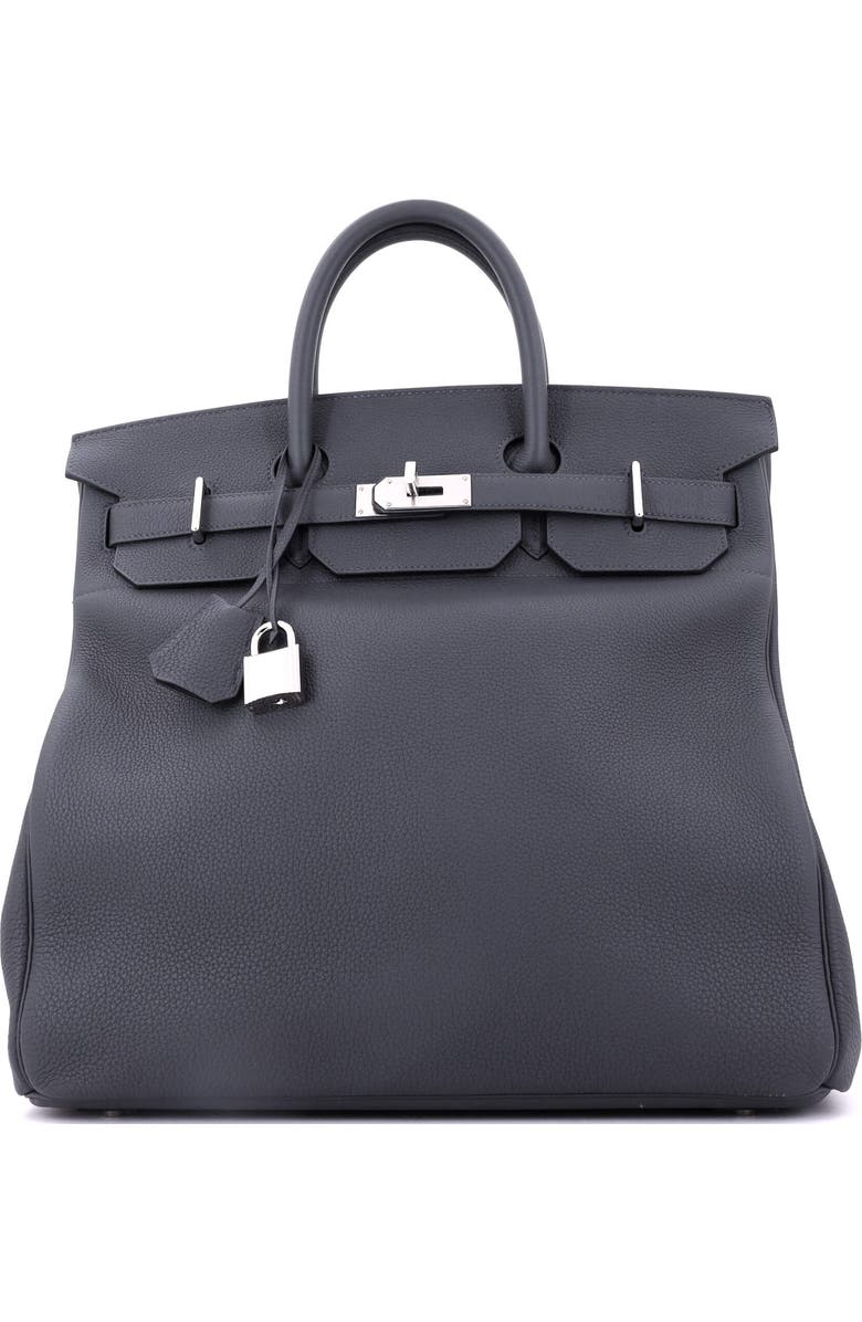 Pre-Owned Hermes HAC Birkin Bag Grey Togo with Palladium Hardware 40, Main, color, Gris Misty