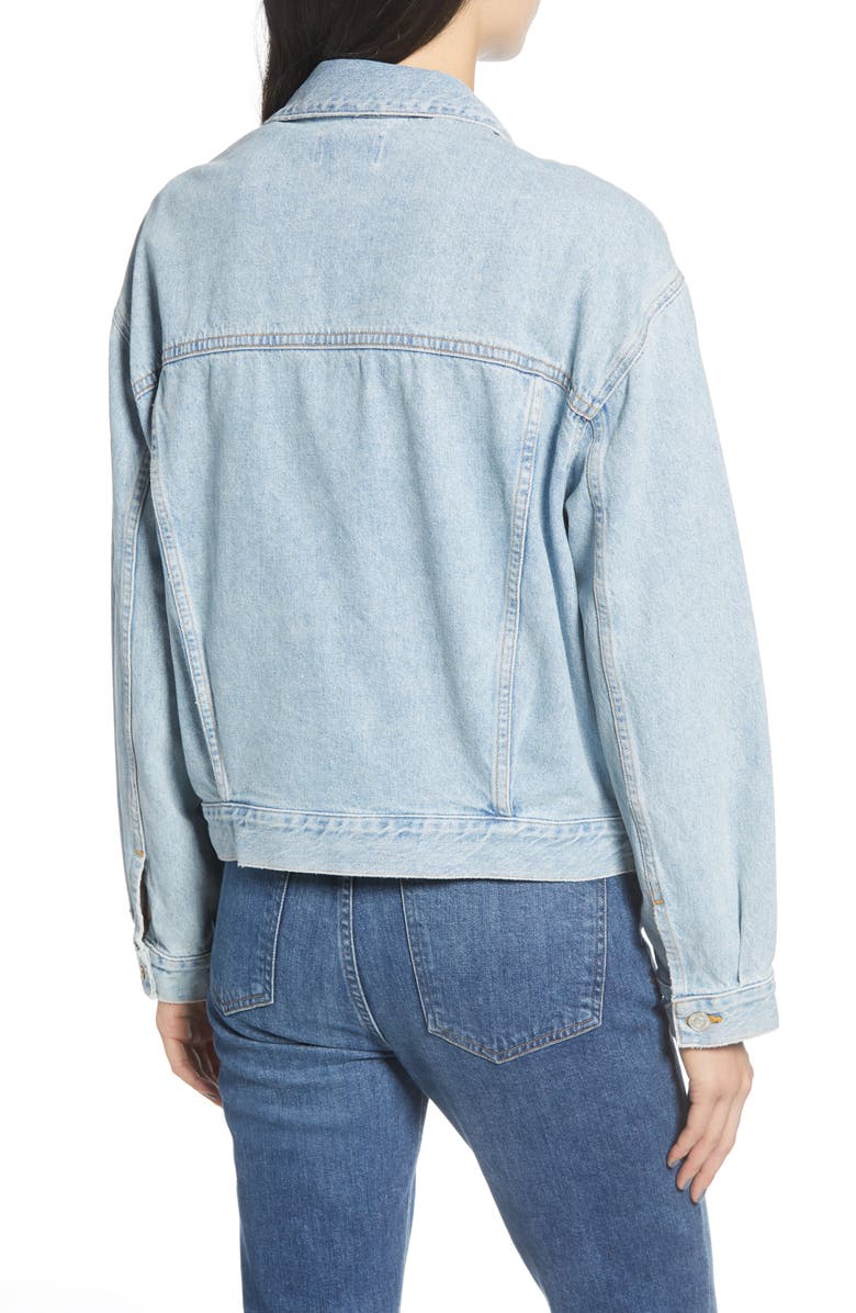 AGOLDE Charli Oversize Denim Jacket, Alternate, color,