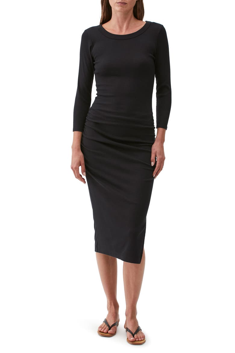 Christina Sheath Dress, Alternate, color, BLACK