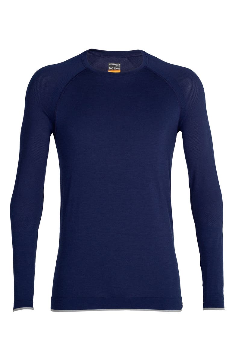 Icebreaker BodyfitZone<sup>™</sup> Merino 200 Zone Long Sleeve Thermal T-Shirt, Alternate, color,