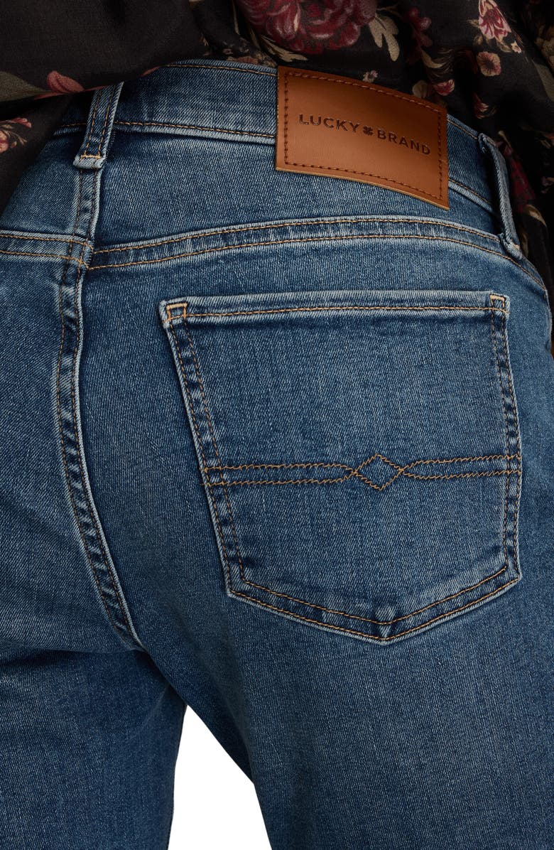 Lucky Brand Sweet Mid Rise Crop Straight Leg Jeans, Alternate, color, Brighter Days Wash