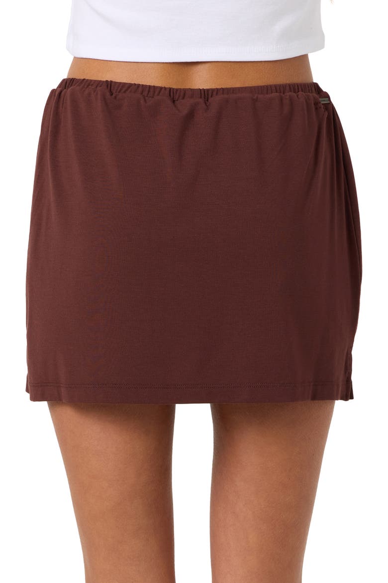 Alyssa Miniskirt, Alternate, color, CHOCOLATE